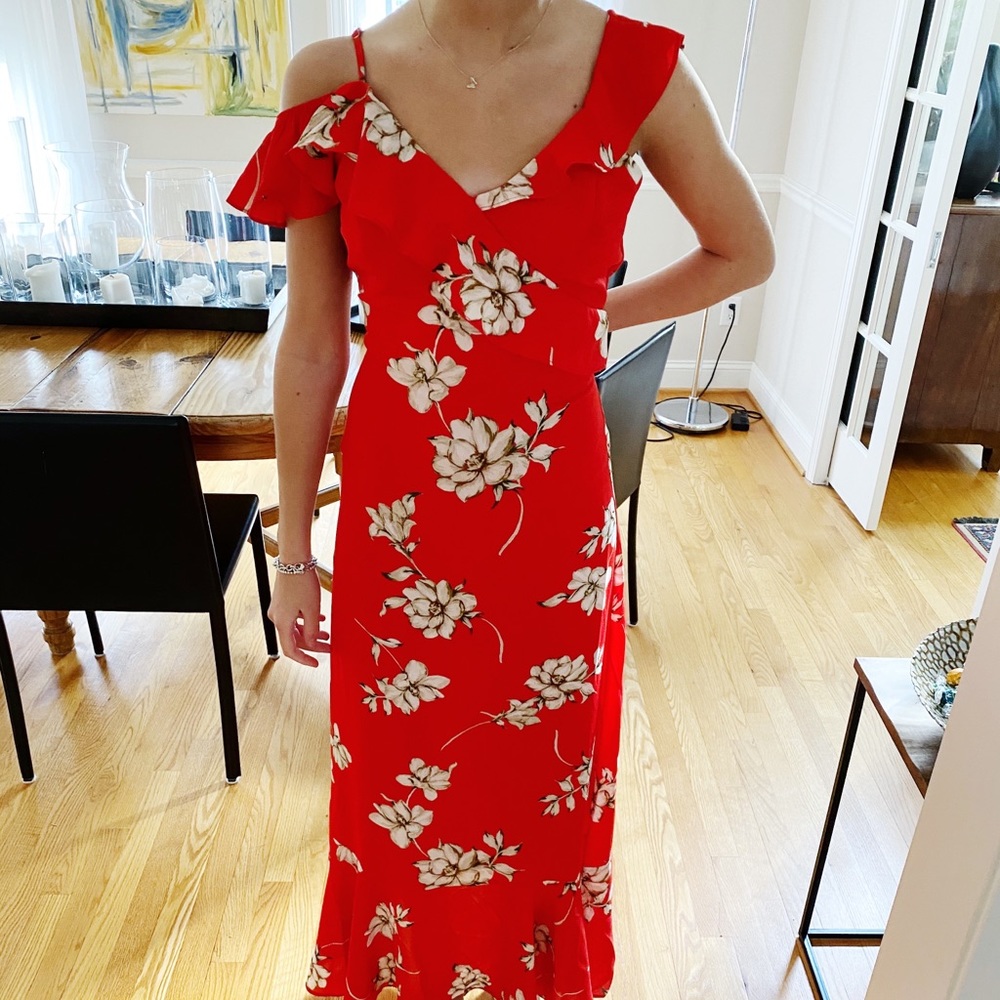 Heart loom long dress WITH TAGS